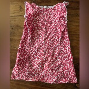 Elephantito Red and White Dress